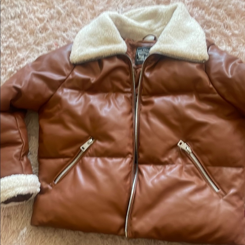Signature by Levi Strauss Brown Bomber Jacket